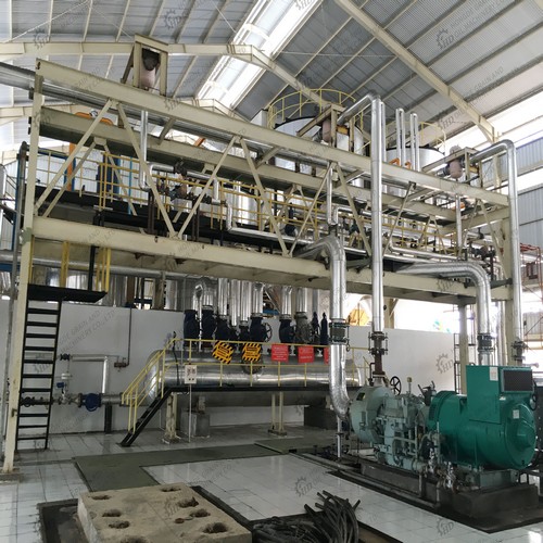 Équipement de machines de traitement de fractionnement d'huile de palme